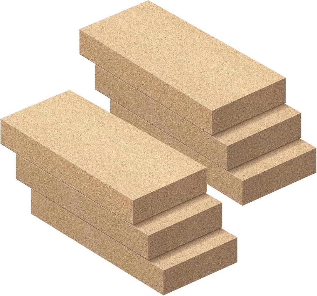 6PCS Fire Brick, Size 9" X 4-1/2" X 1-1/4", Wood Stove Bricks,Fire Bricks, Fireplace Brick, Fire Bricks for Fireplace,Wood Stove.