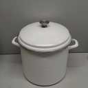 Cuisinart Enamel Stockpot with Cover, 16-Quart, White