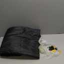 Sound Absorbing Blanket, 48"H x 48"W Sound Dampening Curtain, Reduce Noise and Blackout, Sound Absorption Sheet, Recording Studio Acoustical Treatments, 0.24" Thickness, Black