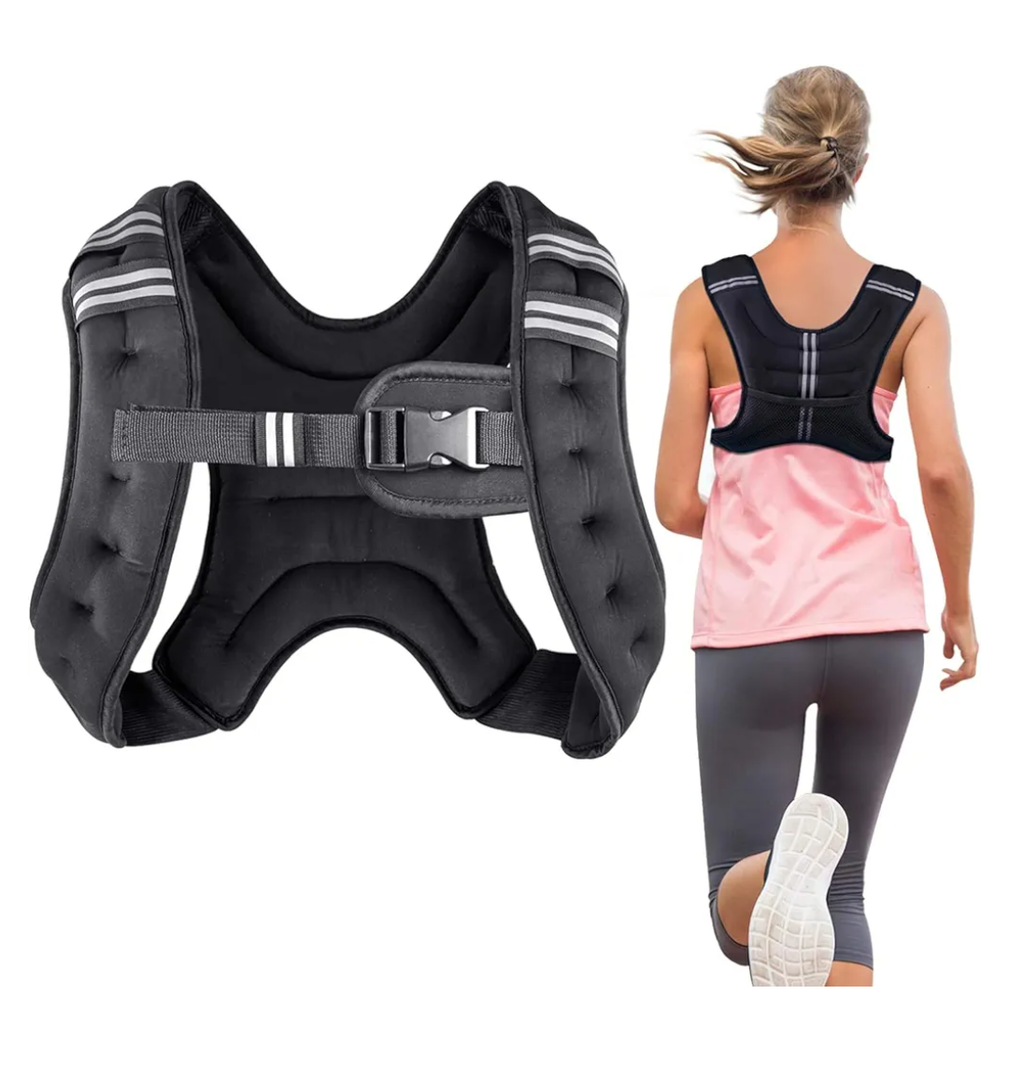 Weighted Vest Weight Vest for Men Women Kids Weights Included, Body Weight Vests Adjustable for Running, Training Workout, Jogging, Walking