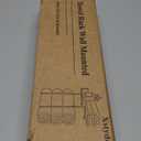 Towel Racks for Bathroom Wall Mounted, Metal Towel Holder with Wooden Shelf for Folding Large Towels, Towel Storage for Small Bathroom Organizer Decor or RV Camping