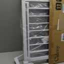 Baby Gate No Drilling, 29"-40" Auto Close Dog Gate Indoor for Doorways & Stairs, Pressure Mounted Adjustable Pet Gate, Easy Walk Through Child Gate for Children & Pets Stroller Friendly, White