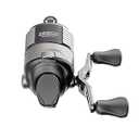 Zebco Omega Pro Spincast Fishing Reel, Size 20 Reel, Dual Ceramic Pick-up Pins, Solid-Brass Pinion Gear, GlideLine ll Line Retrieval System, Pre-Spooled with 6-Pound Fishing Line, Braid Ready, Black