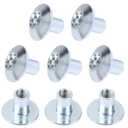 Domed Head Nut Torx Barrel 5/16" Thread Cargo Trailer Door Latch - Cargo Trailer Door Hardware (8 Pack)