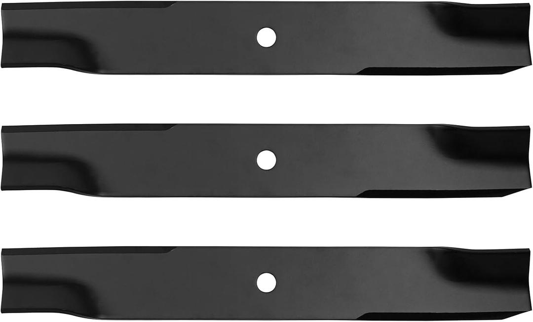 SCITOO 3 Pack Lawn Mower Blade, 52 inches Blades Compatible for Oregon 92-044; for Hustler 795526, 785436, 782532; for Rotary 11557; for Stens 350-691, 350691 92044