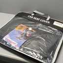 AOOG Leather Car Seat Covers Universal fit Most Sedans SUV Trucks (Front seat, Black)