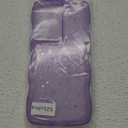 Glitter Case for Galaxy S22 Ultra, Cute Wave Frame Curly Shape Sparkly Shiny Cover, Samsung Galaxy S22 Ultra Bling Cover Stylish Durable Protective Case for Girls Women, Purple (Pruple)