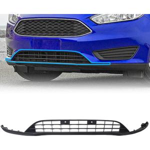 ECOTRIC Front Bumper Valance Lower Grill Compatible with 2015-2018 Ford Focus W/O Sport Model Without Ecoboost Pkg Replacement for F1EZ17626A Lower Lip Chin Grill Grille Spoiler Panel