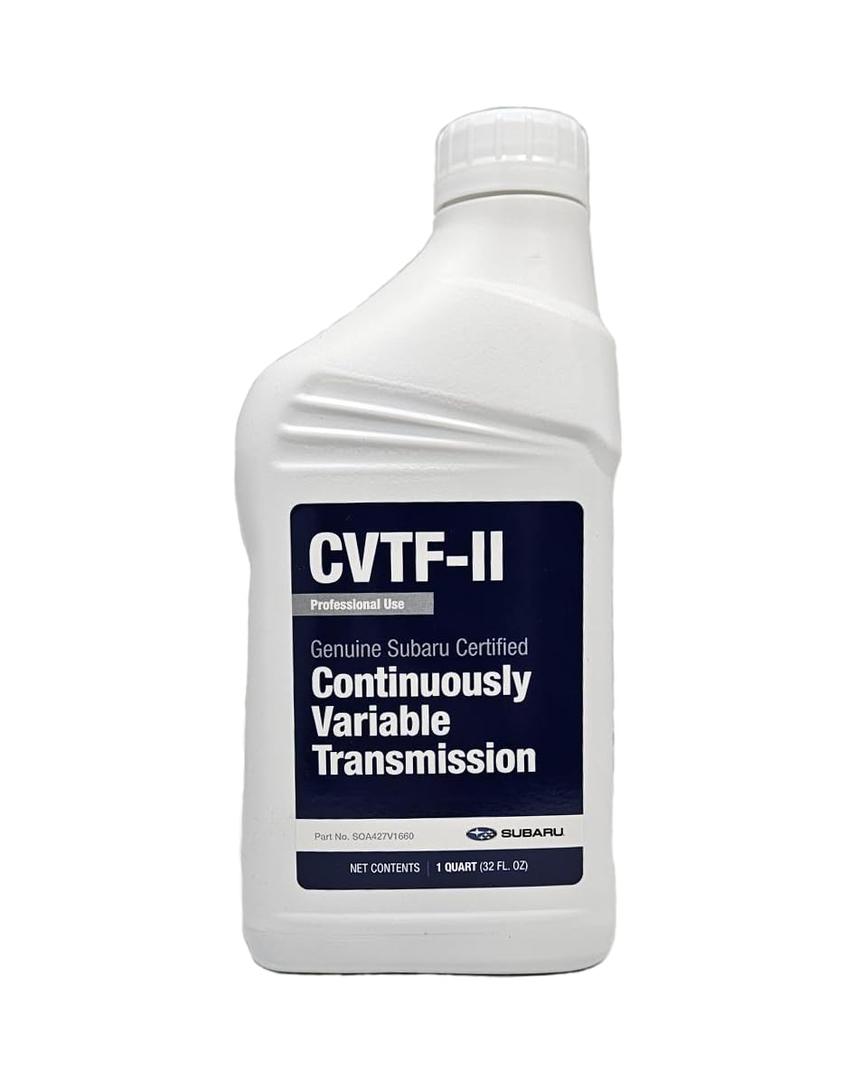 CVTF-II Professional Use Genuine Subaru Certified Continuously Variable Transmission, Part No. SOA427V1660, 1 Quart (32 Fl. Oz)