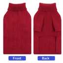 ASENKU XXXL Dog Sweaters for Large Dog Girls Boys, Pullover Turtleneck Knitted Big DoggieSweatershirt for Female Male, Doberman Great Dane Sweater for Extra-Large Breed Dogs, Blue 3XL