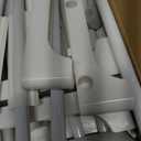 FIDUCIAL HOME 3 Tiers Small Bookshelf Book Shelf White Kids Bookcase Mini Short Book Rack Storage Organizer Easy Assemble, Sturdy