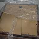 KINLINK 12x12 Picture Frame, Natural Square Solid Wood Frames for Pictures 8x8 with Mat or 12x12 without Mat, Wall Display Photo Frames Natural Wood 4 Pack