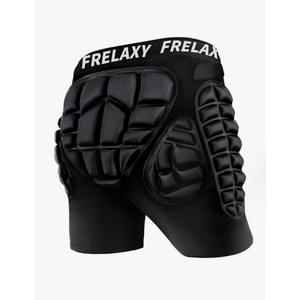 Frelaxy 3D Protective Butt Pads Padded Shorts for Snowboard, Ski and Skate, Crash Pad Impact Gear, Protection for Tailbone, Hip, and Butt XL
