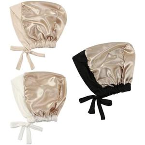 Lucky staryuan ® Soft Muslim Turban Hat Inner Hijab Caps Underscarf Bonnet Hat Headwear for Cancer 3 Pcs