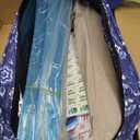 American Mahjong Game Set, Portable Carrying Bag,Acrylic 160 Tiles,Western Mahjong Tiles Set,Complete Ma Jong Set (Blue)