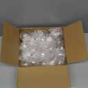 30 Pcs Christmas Clear Ornament Balls,2.36 lnch Plastic Fillable Ornaments Ball,Xmas Tree DIY Hanging Crafts for Wedding Party Holiday Birthday Decor,Bulk Round Transparent