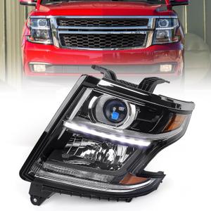 Left Halogen Headlight Assembly for 2015-2020 Chevy Tahoe/Suburban