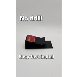 ABS Rear Camera or Dash-Cam Mount (Rear Camera Clip, Slide-Down Window) Universal fits Most Vehicles