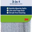 Scotch-Brite Microfiber 3-in-1 Cloth (Pack of 12)