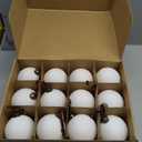 Velvet Christmas Balls Bulk Shatterproof Plastic Christmas Tree Decorations for Decorative Hanging Baubles (12, White, 3.15Inch)