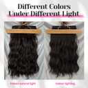 KooKaStyle 6PCS 14 Inch Short Hair Extensions Wavy Curly Clip in Extensions for Women - Chocolate Brown Synthetic Hairpieces for Daily Chic Look
