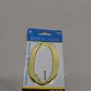 Distinctions by Hillman 843150 4-Inch Flush-Mount Polished Brass House Number 0
