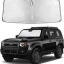 EcoNour Windshield Sunshade Compatible for Toyota Land Cruiser 2024-2025 2026, Sun Visor for Front Windshield & Window Sun Shade Cover, UV Heat Blocker & Protector, Car Accessories
