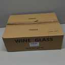 Stemless Wine Glasses Set of 12, 15 Ounce Smooth Rim Standard Wine Glass Tumbler for Red, White Wine, Dishwasher Safe