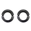 Shaft Collar Bore 2-1/2'' Double Split Black Oxide Set Screw Durable Shaft Collars Suitable for Machinery and Industrial Use 2 Pieces