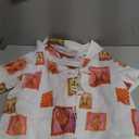 Petal & Pup Women's Aaliyah-Tie-Front-Top-White-Multi (Large)