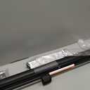 No Drill Retractable Baby Gates for Doorways 59" Wide, Punch Free Baby Gate for Stairs 33" Tall, Retractable Dog Gate for The House No Drilling Mesh Pet Gate Indoor, Black