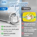 2-Pack Shoe Washing Machine Bag, 360 Deep Shoe Laundry Bag for Washer, Reusable Mesh Shoe Bag with Secure Zipper, Easy Clean Shoe Bag for Sneakers, Tennis Shoes & Gym Trainers