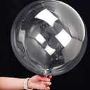20 Inch Bobo Balloons Bubble Balloons, 40 Pcs Clear Bobo Balloon, Large Transparent Bubble Balloon for Christmas Wedding Birthday Party Decoration