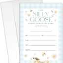 Silly Goose Baby Shower Invitations - 20 Invitation Cards 4"x6" with 20 Envelopes - A New Silly Goose Is About To Be On The Loose - Cute Baby Shower invites.(073)
