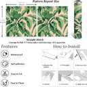 VEELIKE Pink Tropical Wallpaper Peel and Stick Vintage Palm Tree Wallpaper for Bathroom Accent Walls 17.7''x118'' Removable Pink Botanical Wallpaper Prepasted Pink Contact Paper for Cabinets Shelves