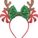 Mouse Ears Headbands,Mouse Ears for Cosplay Costume Party Hair Accessories for Women Girls Boys (Christmas02)