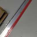 Metal Door Draft Stopper Bottom Mice Seal Strip Noise Blocker, Aluminium Mouse Sweep 2" W x 36" L, Silver
