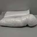 Cooling Pillows Queen Size Set of 2, Memory Foam Pillows with Zipper, Firm Bed Pillows Adjustable for Hot Side Back Stomach Sleepers (White)