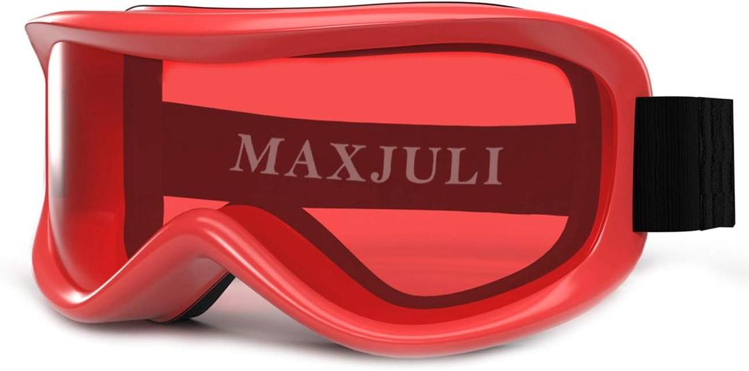 MAXJULI Kids Ski Goggles - Helmet Compatible Snow Goggles for Baby &Toddler with 100% UV Protection Age 0-4 4301
