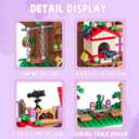 Bird Tree House Building Block Set Creative Forest Playhouse Toy with Swing Ladder and Bird Nest Nature Adventure Kit for Nature Loving Kids Teens
