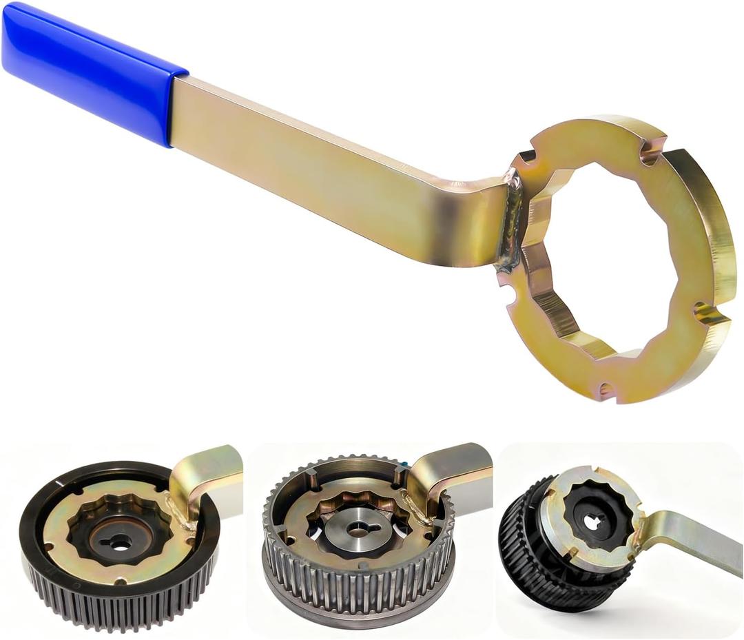 STD Intake/Exhaust Cam Sprocket Wrench Tool for Subaru Impreza WRX STI, Forester XT, Legacy GT, Outback XT, Saab 9-2X, Baja Spline Camshaft Pulley Holder 2 in 1