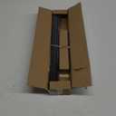 Black Curtain Rods 48 to 84 Inches(4-7 Feet),5/8 inch Splicing Drapery Rods,Small Curtain Rods Set,Size: 36''-88'',Matte Black