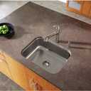 Elkay DXUH2115 Dayton Single Bowl Undermount Stainless Steel Sink, 24 x 18