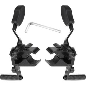 Heavy Duty Wheelchair Brakes Wheel Locks, Drive Wheelchair Parts, Transport Chair Brake, Universal Brake Replacement Parts for 1" Tubing, Side Mount Bolt on Style(1 Pair)