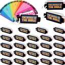 Marspark Kids Bible Information Cards Multicolored Books Bible Flash Games Cards 4.7" X1.8" Engaging Tools for Boy Girl Fun Learning (24 Set)