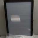 tonchean Shot Glass Display Case 72 Large Capacity Wooden Shot Glass Holder Wall Mounted Shadow box Bar Cabinet with Acrylic Lockable Door and Removeable Shelves, 26.85"x17.5" x 3.35", Black