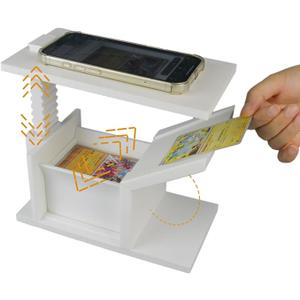 Card Slinger for TCG & MTG | Sports Card Scanner & Trading Card Scanner Holder Stand | Quickly Scan Gathering Accessories (Height-Adjustable)