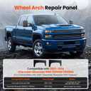 Wheel Arch Repair Panel Compatible with 2007-2014 Chevy Chevrolet Silverado
