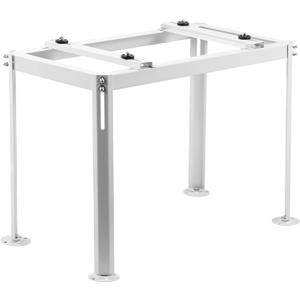 VEVOR Mini Split Ground Stand, Adjustable Anti-Vibration Mini Split Stand for 9000-18000 BTU Ductless Air Conditioner Heat Pump, Heavy Duty AC Base Bracket Floor Mount w/ 441LBS Max. Load Capacity