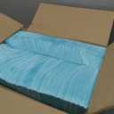 JMU Dental Bibs 250pack, Disposable Tattoo Bibs 3-Ply, Waterproof Tray Covers, 13" x 18", Blue